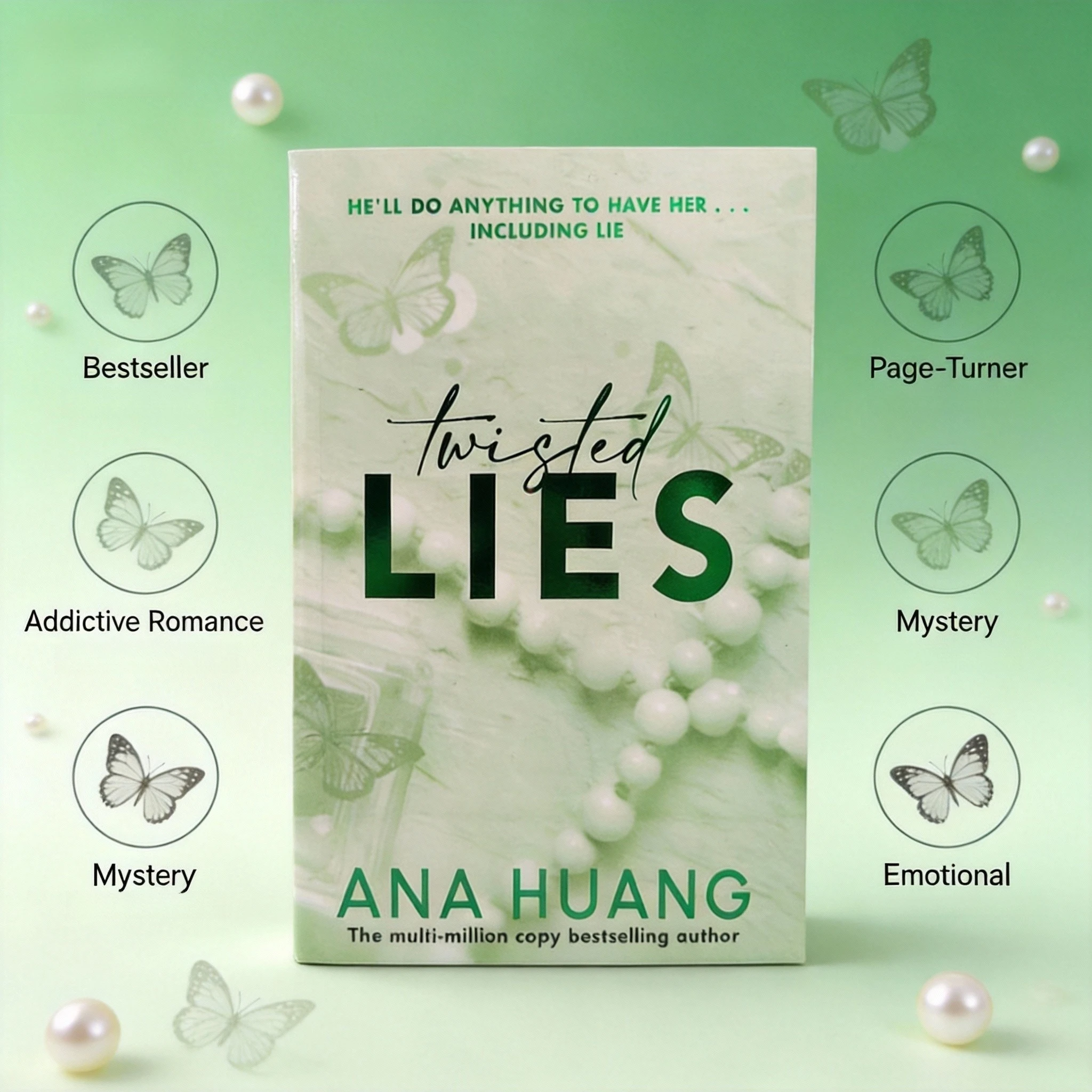 

Twisted Lies By Ana Huang - Contemporary Romance Fiction Book with Passionate Love Story for Romance Readers
