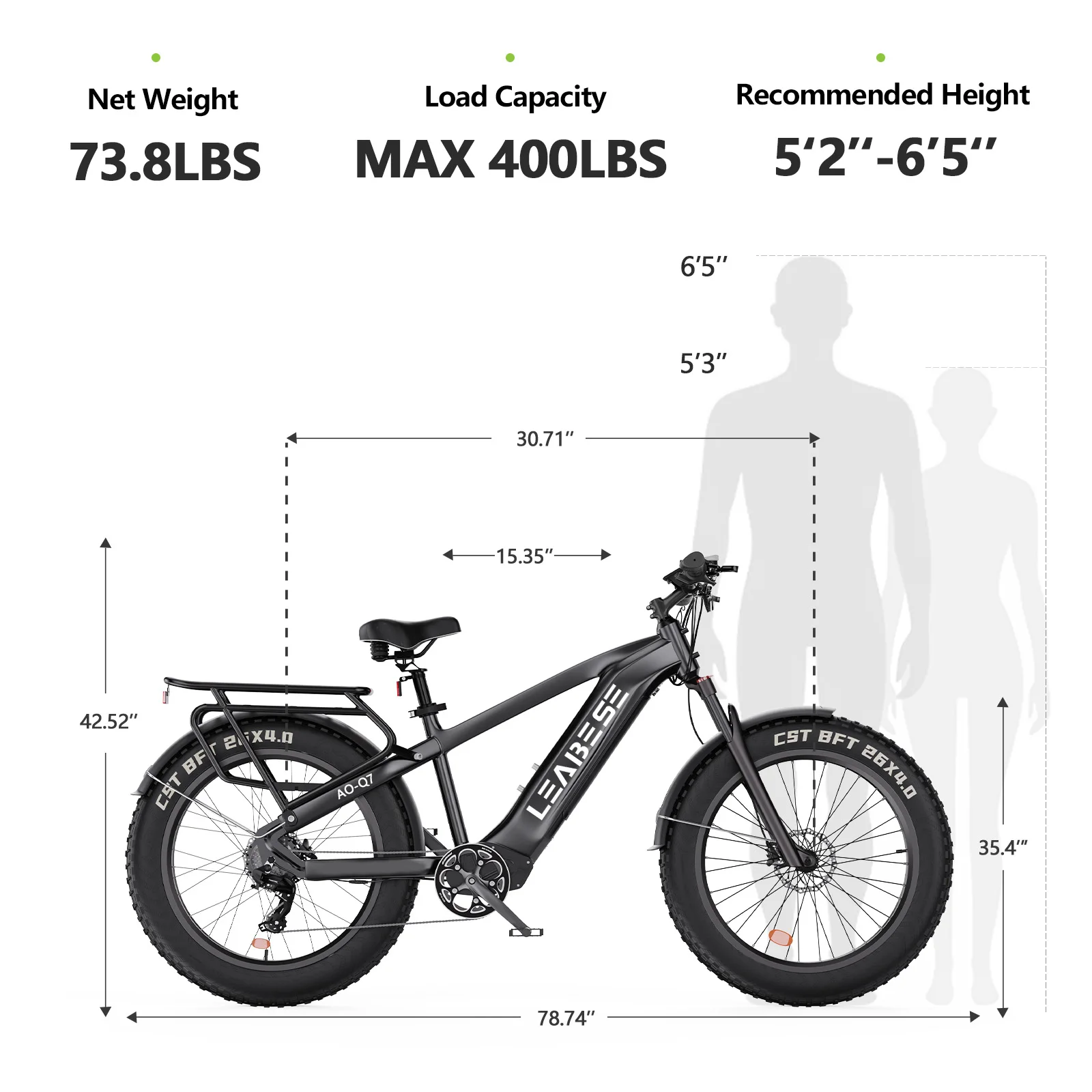 Electric Dirt Bike Carbon Fiber E300 48v 750w Bafang Mid Drive Emtb 15.6ah Off-Road 26x4" Fat Tire Moped E-Bike
