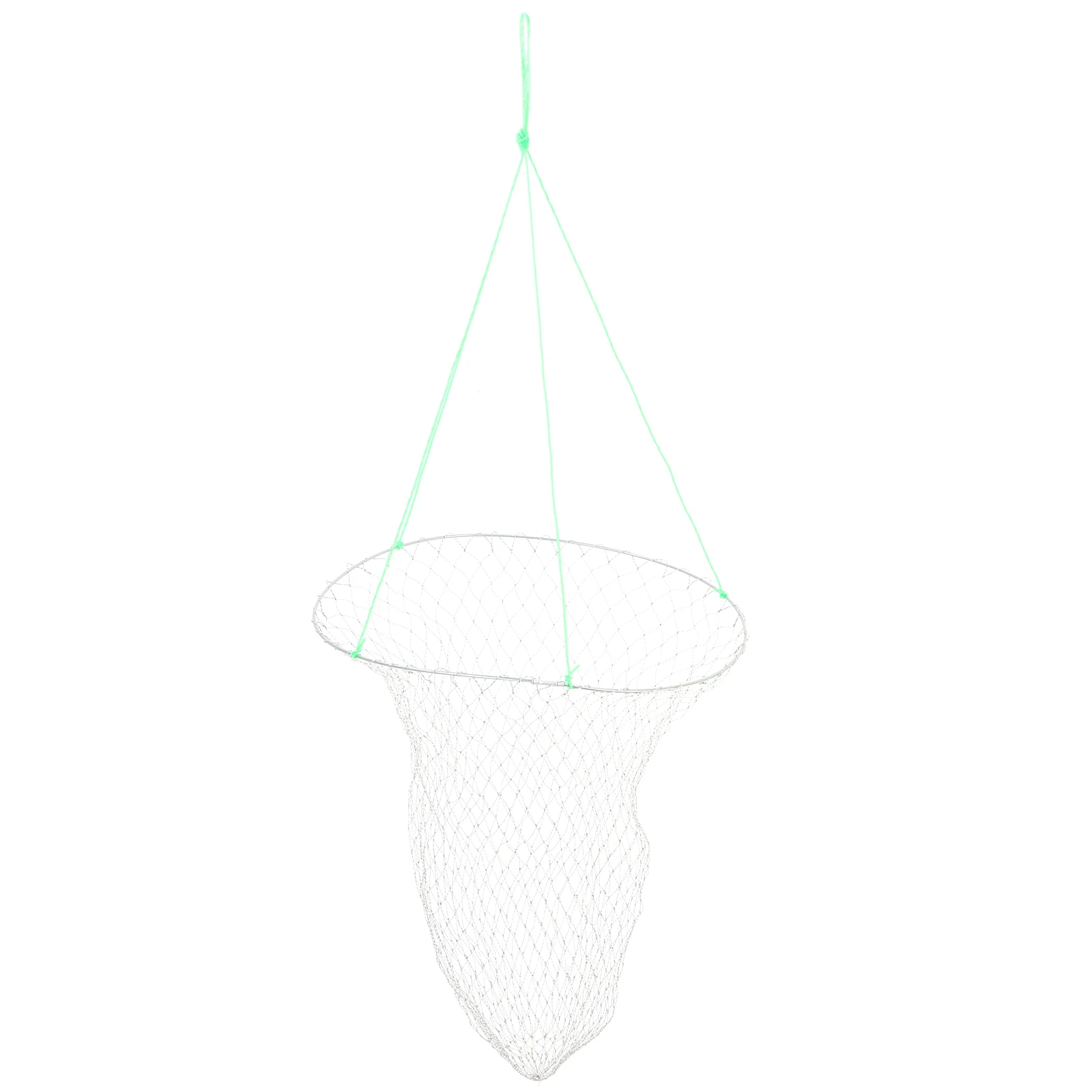 

Folding Portable Net Crab Shrimp Prawn Bait Drop Fish Cage Minnow Trap Durable Mesh Foldable Design Easy Carry Multi Use