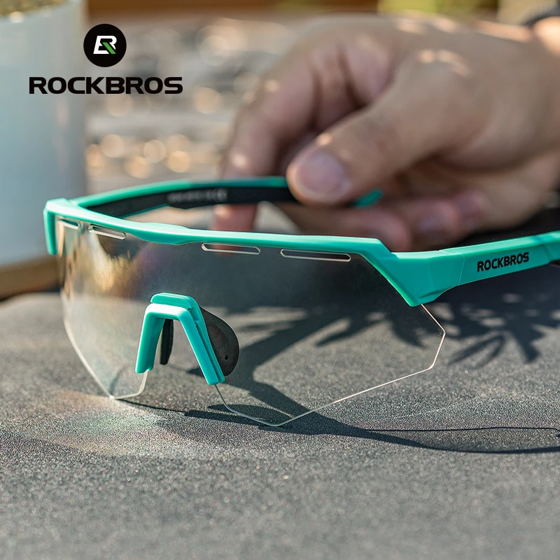 ROCKBROS-gafas polarizadas para hombre y mujer, 4 lentes, para ciclismo de montaña o carretera