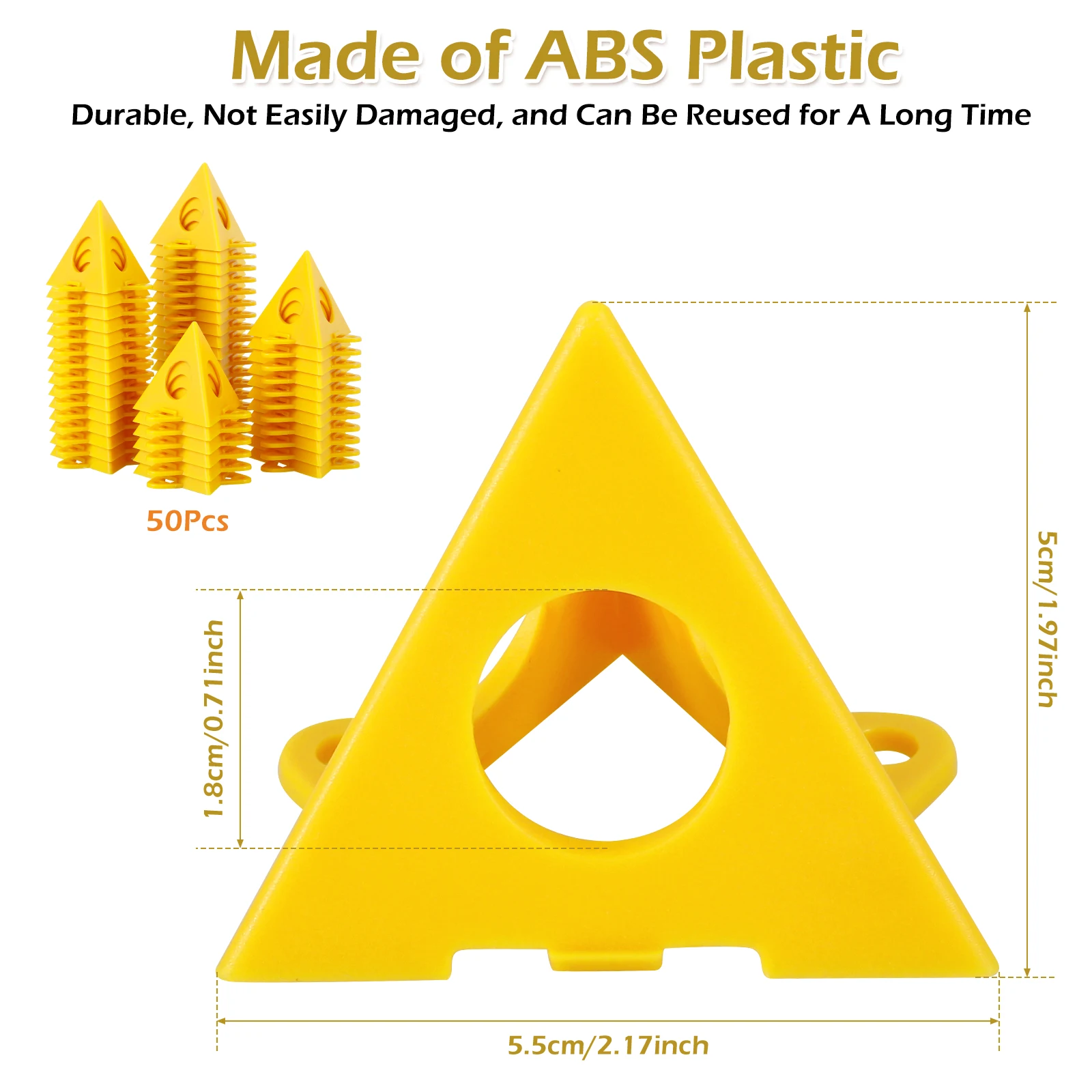 50 Uds soportes de pirámide soportes de pintura de pintor Mini soporte de pintura de cono para elevadores de puerta de lienzo juego de herramientas de soporte de pirámides de pintura