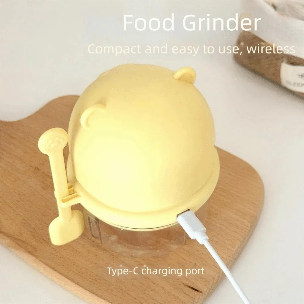 

Кухонная мини-измельчитель для чеснока 2 в 1, большая емкость, измельчитель чеснока, электрический беспроводной измельчитель еды, кухонный комбайн, гаджеты