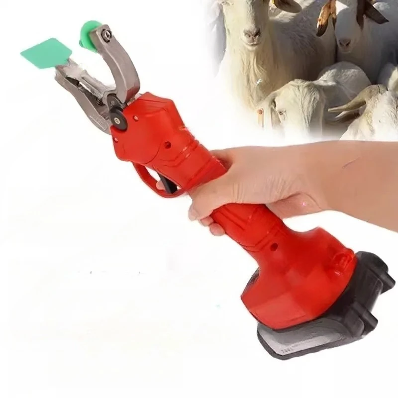 Electric Ear Tag Clamp Pig, Cattle and Sheep Fight Ear Punch Epidemic Prevention Electronic Ear Tag Clamp Veterinary
