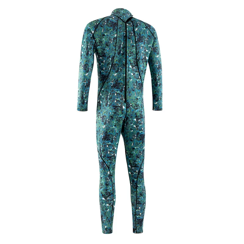 Spot Wetsuit Men's Warm and Cold-proof 3mm Wet Winter Swimming One-piece Snorkeling Suit Camouflage Surf Suit Women's Wetsuit