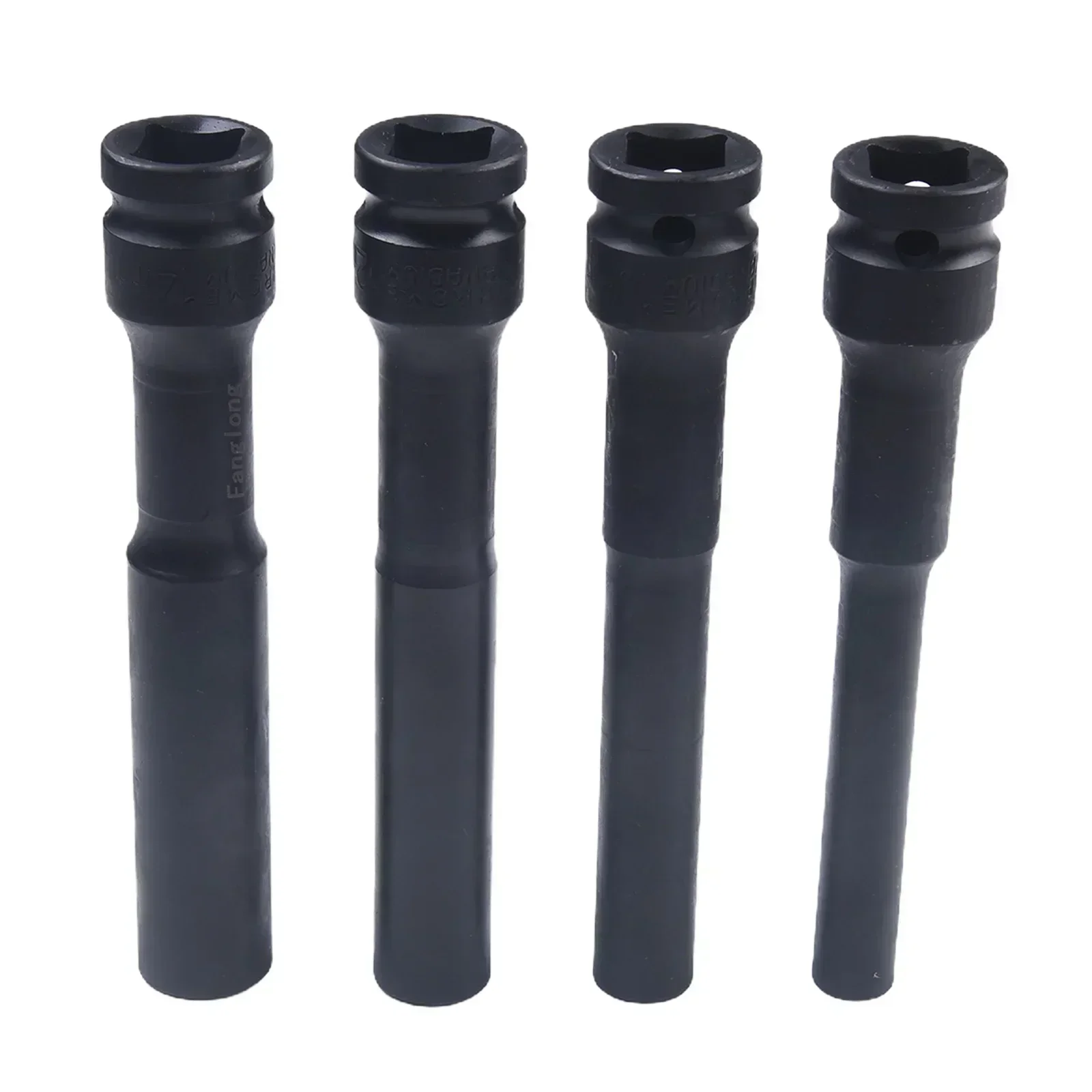 

4pcs 1/2 Drive Socket Wrench Hex Socket Head 8-14mm Thin-Walled Sleeve Socket Wrench Screwdriver Adapter Spanner Converter
