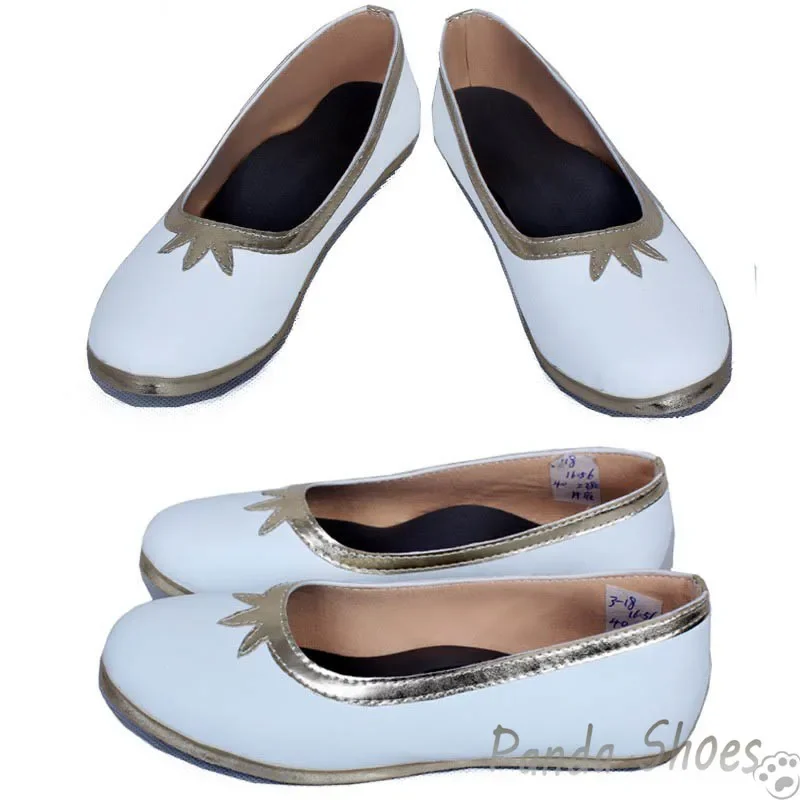 블랙 버틀러 아그니 코스프레 신발 애니메이션 화이트 부츠 블랙 버틀러 아그니 코스프레 의상 소품 신발 여성 남성 할로윈 파티