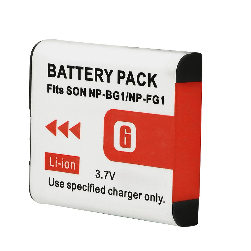 For Sony DSC H3 H5 H7 W70 W80 WX1 Battery 1400mAh NP-BG1 NP-FG1 Rechargeable Li-ion Digital Camera Battery