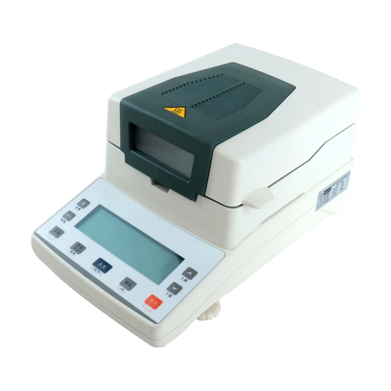 Food Grain Soil Tobacco Wood Tea Moisture Analyzer: Halogen Lab Tester for Quality Control