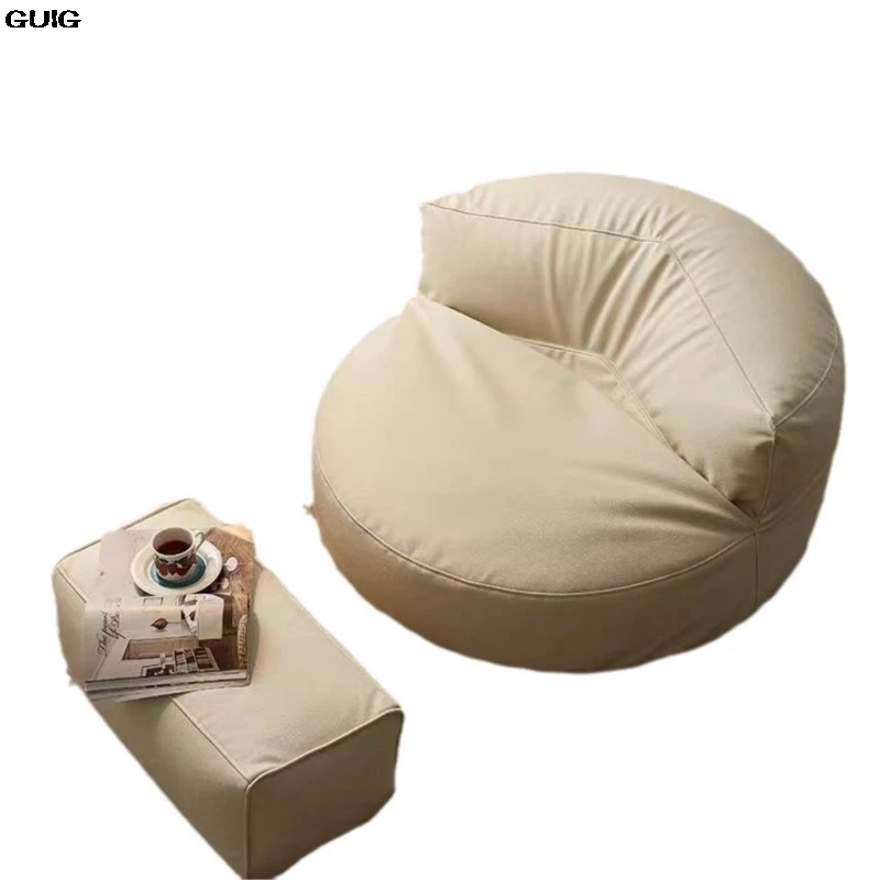 GUIG Lazy Sofa Can Lie In The Family Living Room Balcony Small Apartment Beanbag Tatami Network Red Single Sofa Living Room image 6