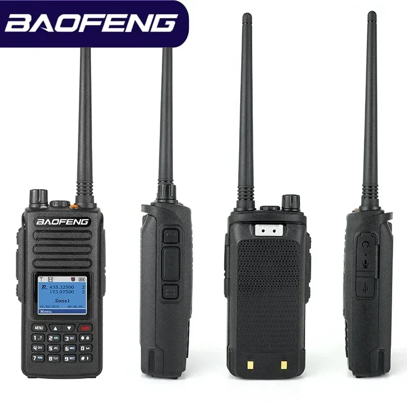 BaoFeng DM-1702 DMR راديو AES256 CB Comunicador ثنائي النطاق اتجاهين راديو طويل المدى محطة جهاز الإرسال والاستقبال Tier1 Tier2