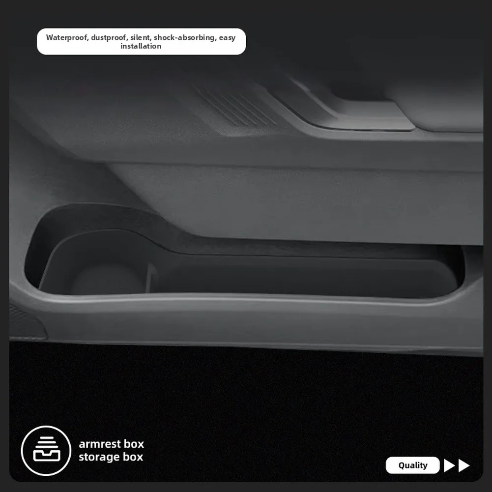 Waterproof TPE Door Organizer for For TOYOTA For RAV4 2026 Fits Front and Rear Door Pockets Maintains Stability on Road