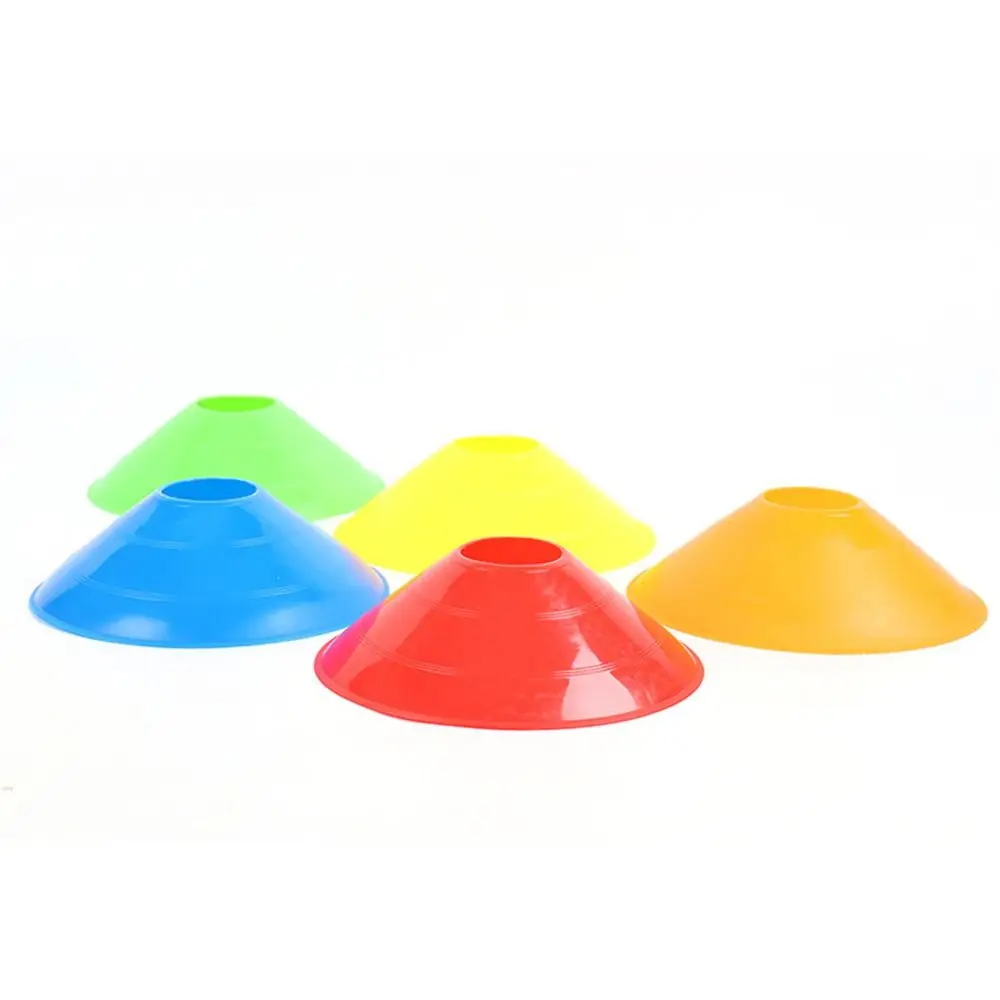 50PCS Multicolor Football Training Logo Disc with Storage Bags Round Mouth Obstacle Cone Equipment Marker