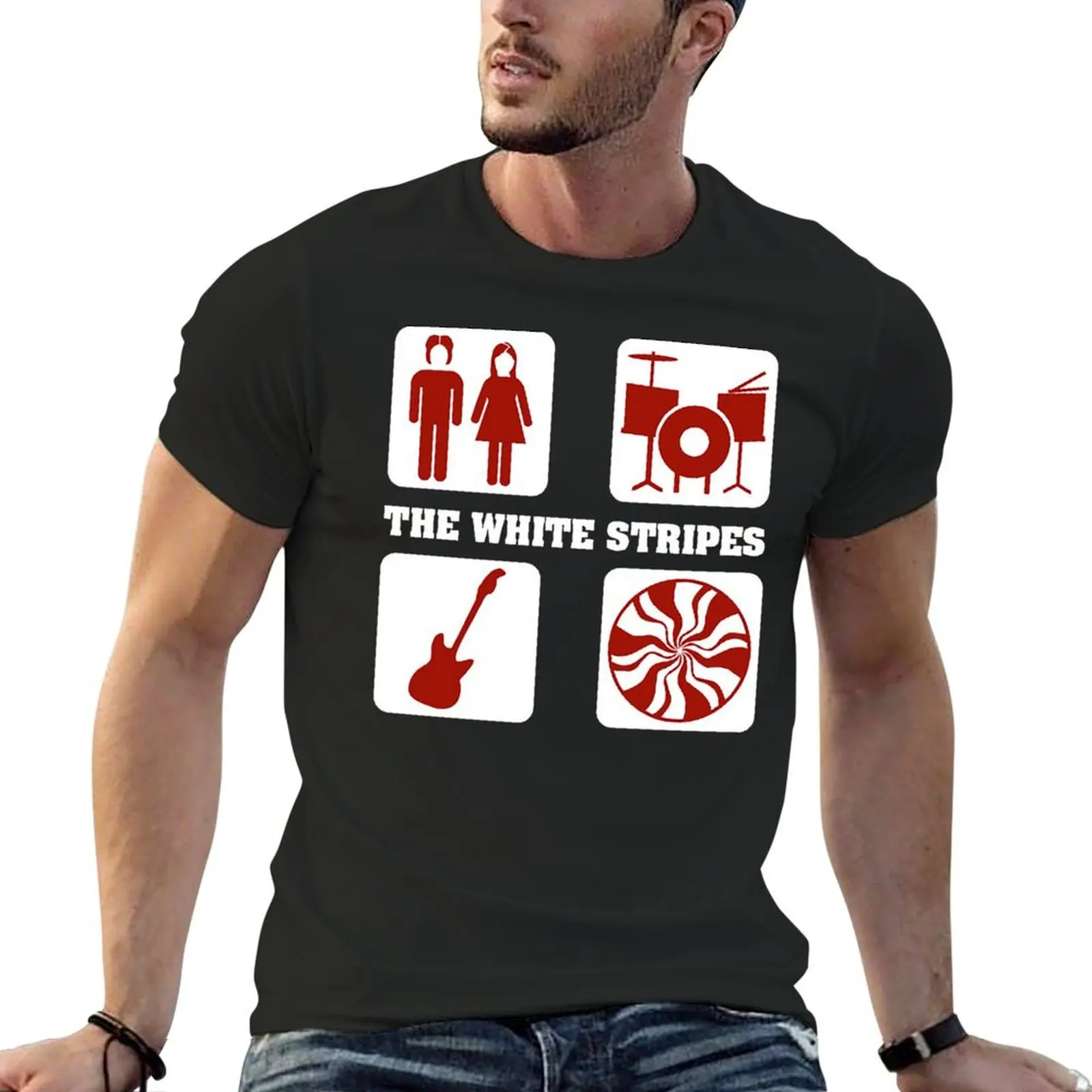 

The White Stripes Artwx1 T-Shirt vintage anime shirt custom shirt mens t shirts