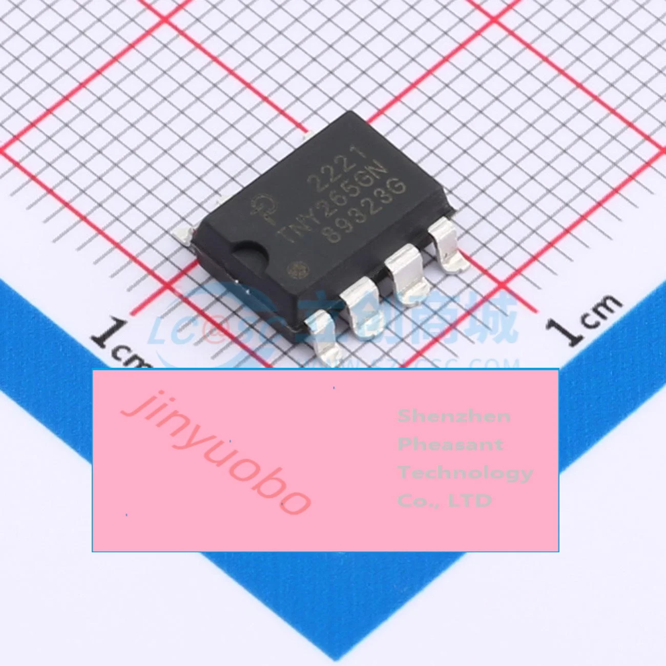 10PCS TNY265GN 132KHz 11W 85V(AC) 5.8V 265V(AC) isolation Yes open loop, short circuit, overtemperature 65% 700V SMD-8B