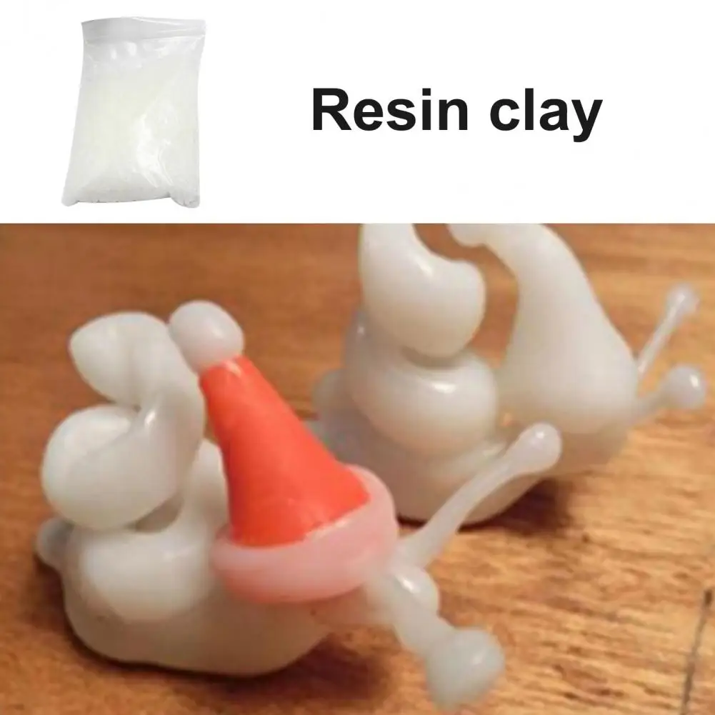 50g/100g Resin Clay DIY Moldable Plastic Pellets Shape Mold Reusable Heat Reshaping Resin Clay DIY Craft Handmade For Sculpting