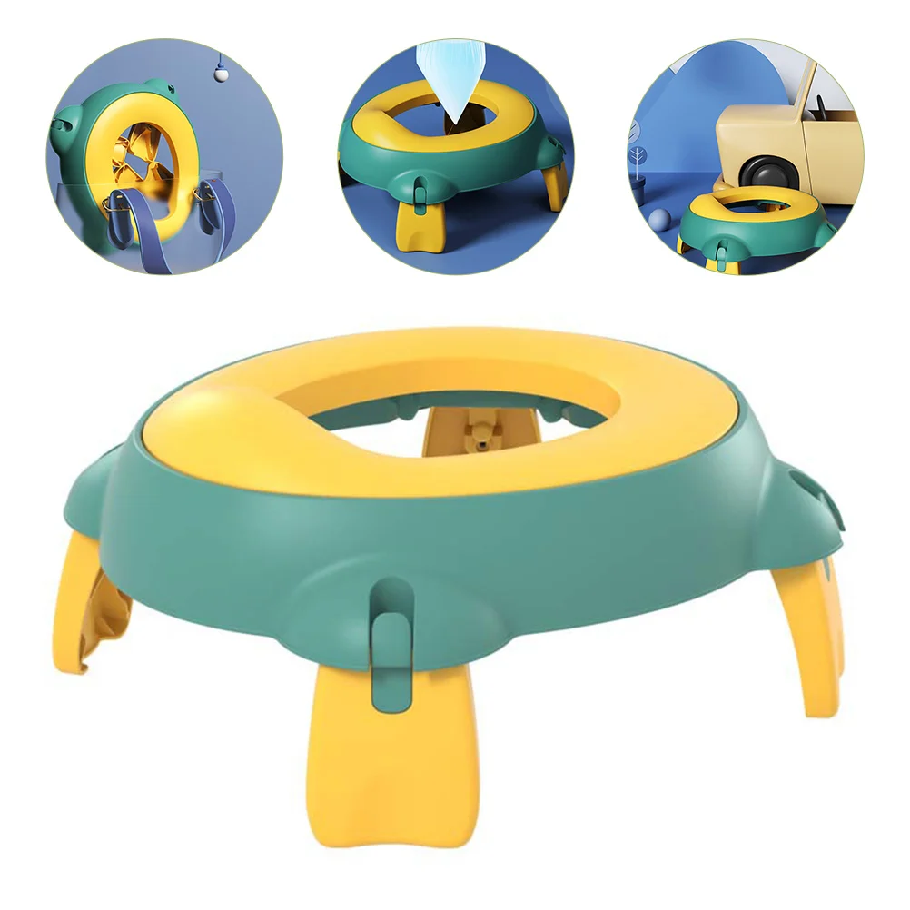 

1pc Portable Collapsible Toddler Training Potty Lightweight Foldable Toilet For Travel Camping Picnic Reusable Outdoor