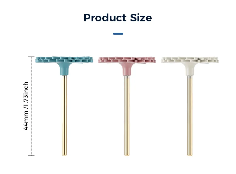 AZDENT Dental Komposit Diamant-Polierscheibe Polierer-Scheibe Universal 26mm Zahnmedizinisches Polierwerkzeug HP 2,35mm Grob 3-Stufen – Detail 6