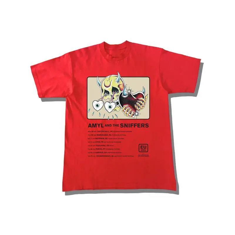 Amyl and the Sniffers Tour EU 2024  T Shirt Full Size S 5XL