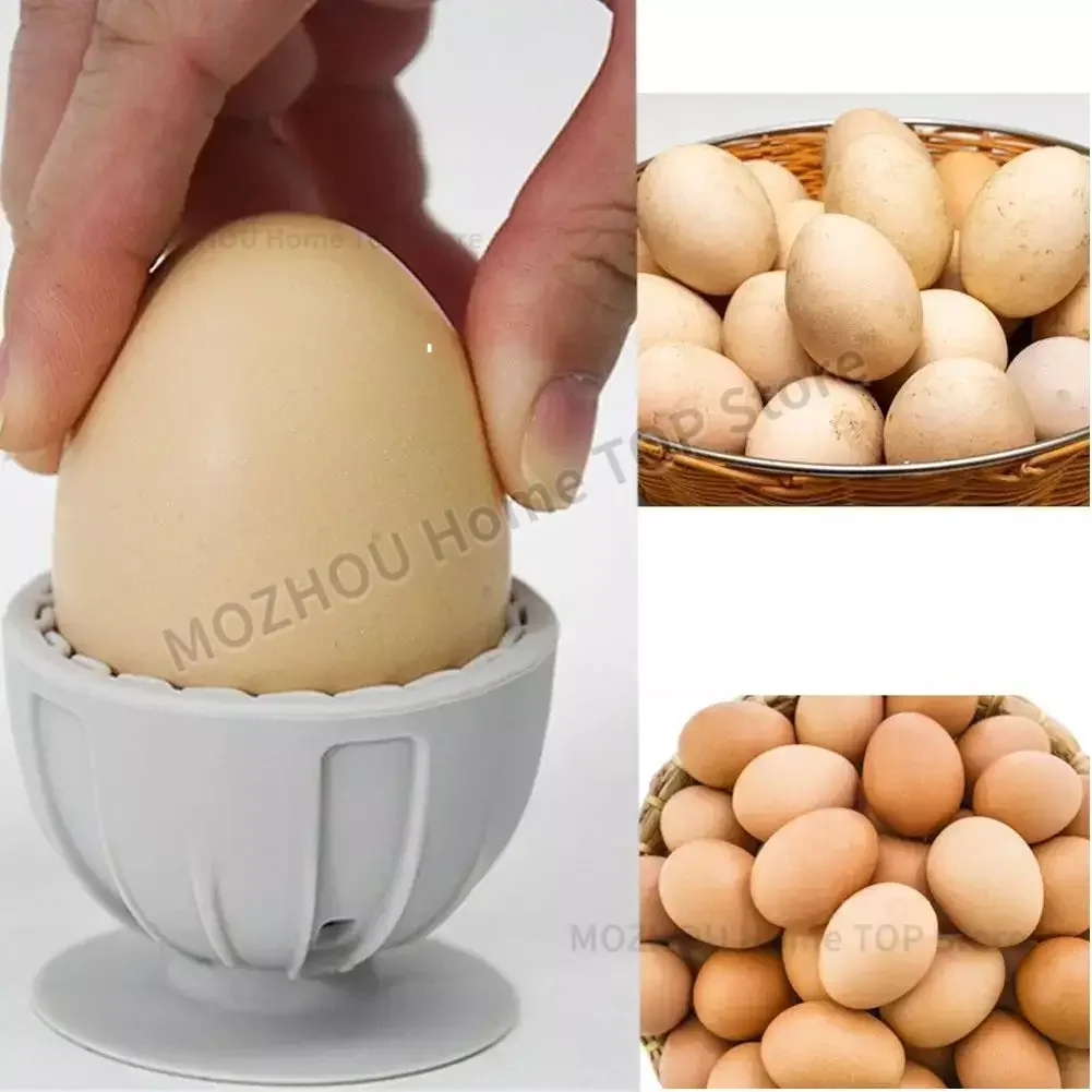 New Egg Washer Machine Tool Egg Brush Silicone Flexible Cleaning Scrubber Brush Cleaner Poultry Tool Farm Brush Egg thermomix