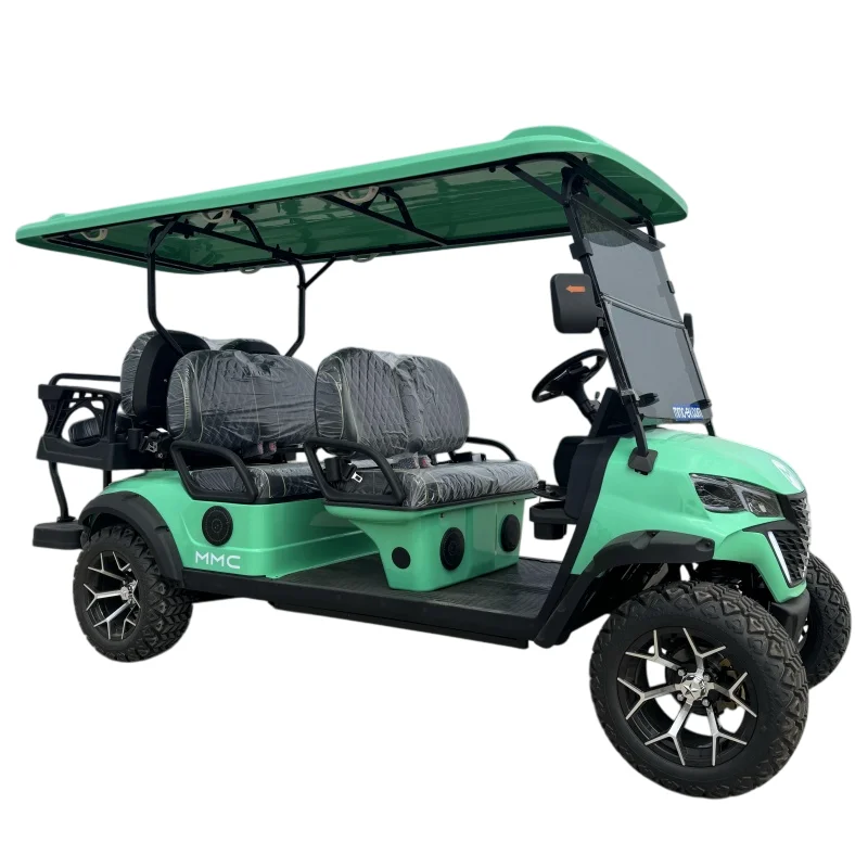 Hot Sale 2025 Latest Original Design Mini 4 6 Seater Golf Buggy High Chassis Electric Golf Cart