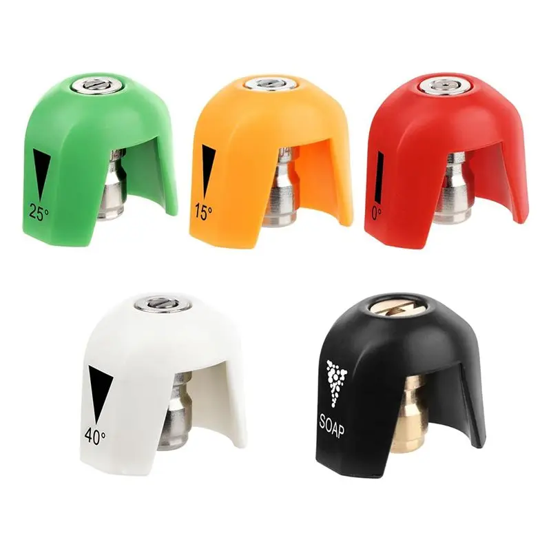 Exquisite-5 Pack Quick Connect Pressure Washer Nozzle Tips Without Base-For SPX3000 Series & Universal Pressure Washers Easy Ins
