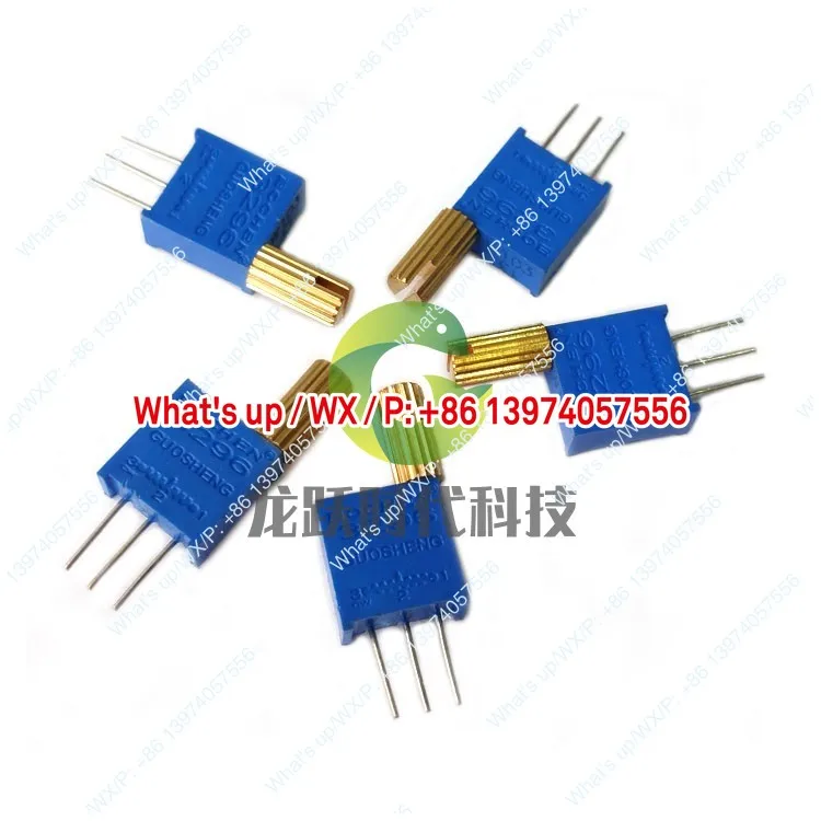 10pcs   Long handle 3296W experimental multi-turn adjustable resistance 1K2K5K10K20K50K100K200K500K potentiometer