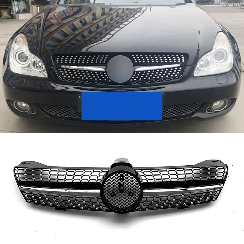 Front Grille Grill For Mercedes-Benz CLS-Class W219 CLS350 CLS500 CLS550 SLS600 CLS63 AMG 2005 2006 2007 2008