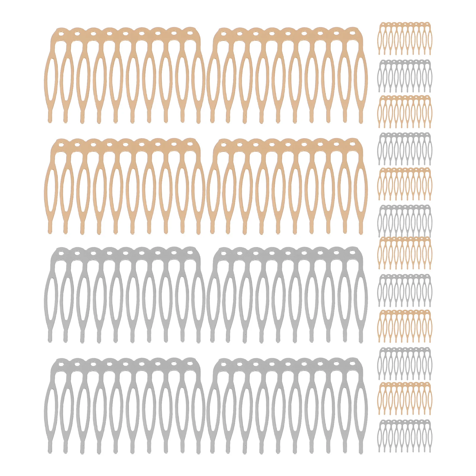 

20Pcs Hairpin Materials Metal Hair Side Combs Pins for Bridal Wedding Veil Combs DIY Hair Accessory Kit Bridal Accessories