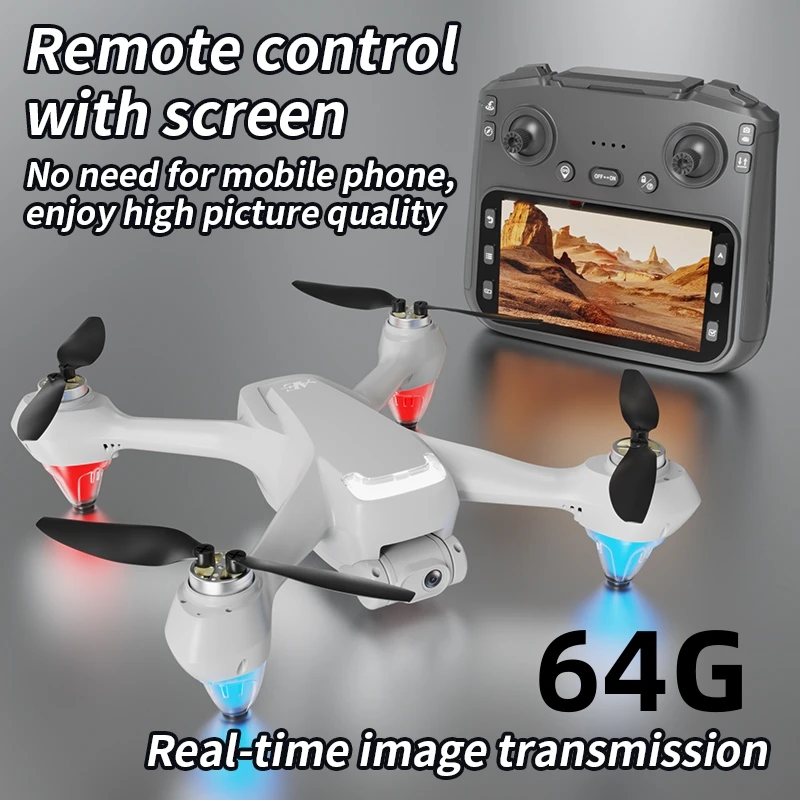 

AE9 New GPS Drone RC 8K Dual Camera 5G Laser obstacle avoidance 4.5-inch LCD intelligent screen control long endurance RC