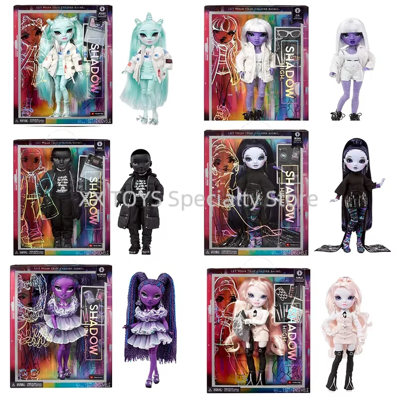 Rainbow High Shadow High Reina Glitch Crowne Poupée Violet