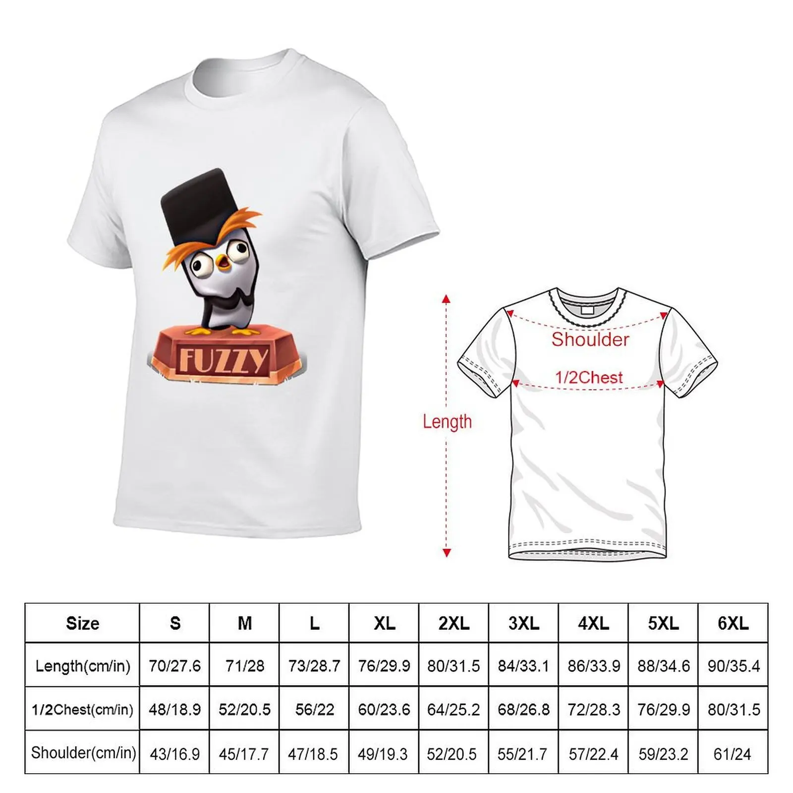 People Call Me Fuzzy Zooba Battle Arena Royale Characters Gift For Movie Fans T-Shirt funny t shirts cotton T-Shirt