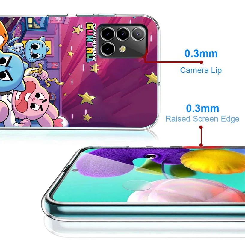 The Amazing World Gumball Phone Case For Samsung Galaxy A15 A14 A13 A12 A55 A54 A53 A52 A35 A34 A33 A32 A25 A24 A23 A22 A05S A04