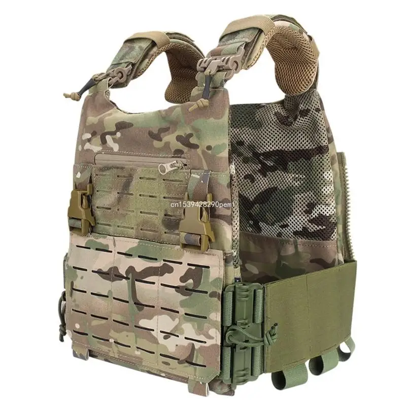 Set fibbie a sgancio rapido per gilet tattico-molle con fascia da smoking in nylon a sgancio rapido