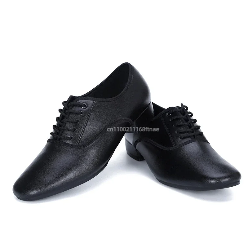 2024 أحذية الرقص الحديثة للرجال الرقص الاجتماعي لينة سوليد أحذية الرقص الرجال الكبار اللاتينية الوطنية القياسية ساحة أحذية الرقص