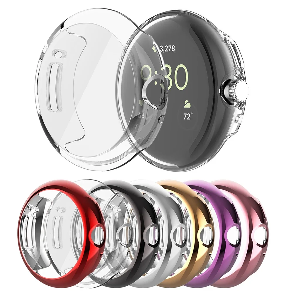 

Screen Protector Case for Google Pixel Watch 2 Soft TPU Full Protective Cover Anti-Scratch for Google Pixel Watch Accessories