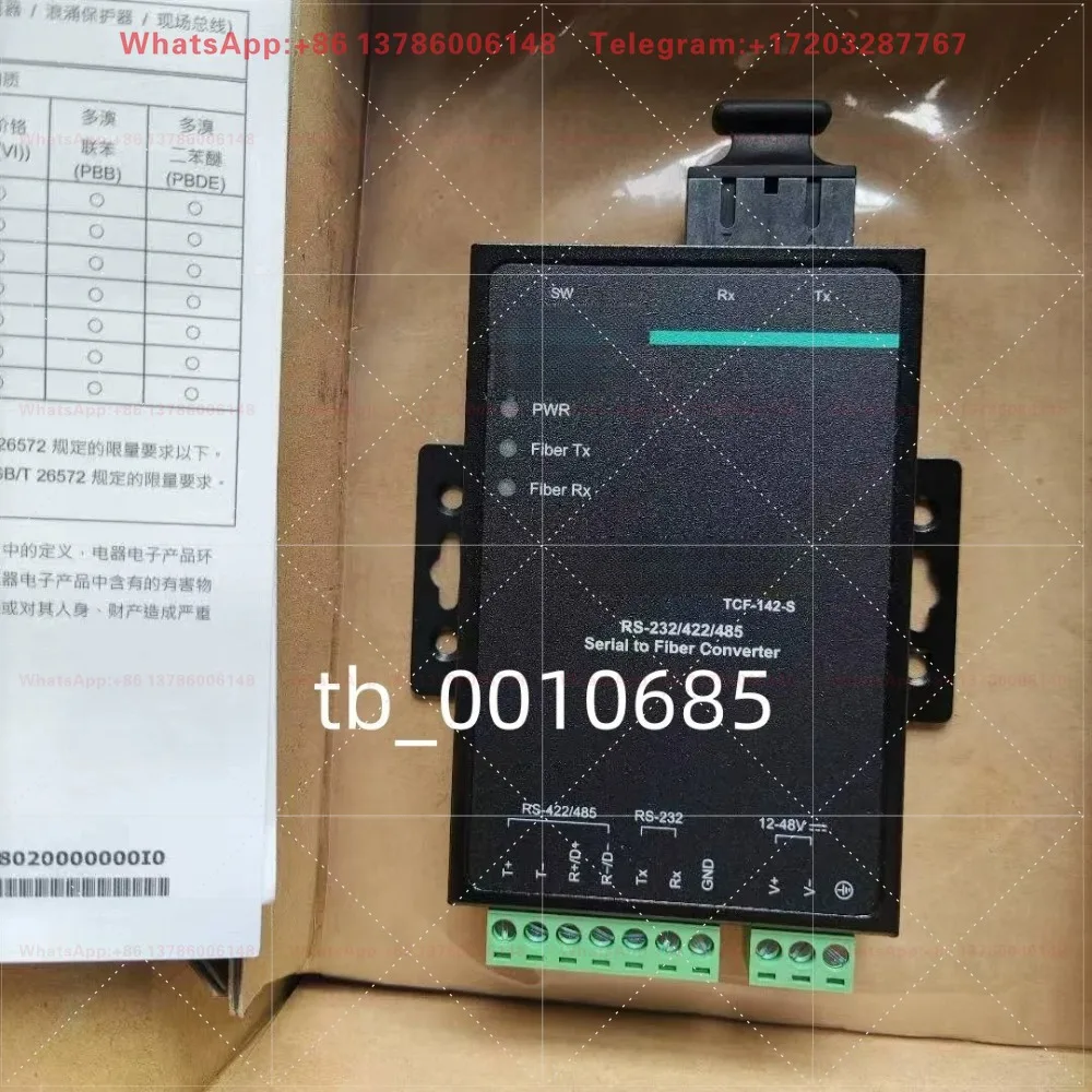 TCF-142-S-SC Serial to Fiber Optic Transceiver RS232/422/485 Single Mode, New