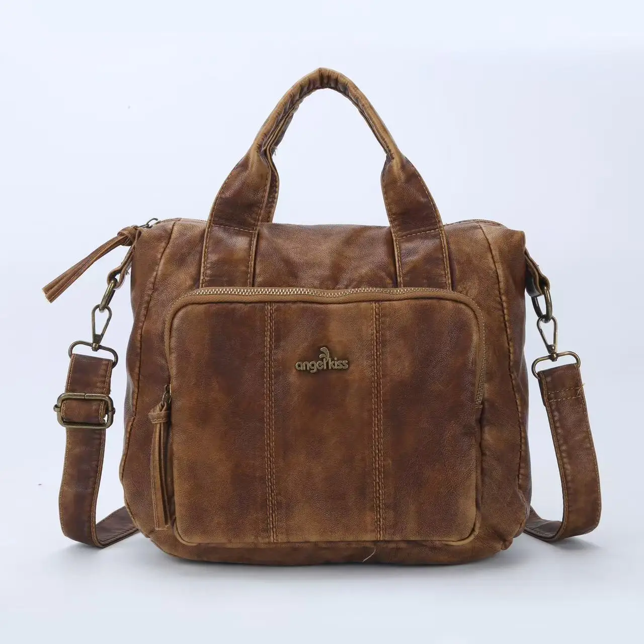 

Сумка Angelkiss, женская маленькая сумка на плечо, сумка с верхней ручкой, сумка на плечо из искусственной кожи, модная сумка с пельменями, сумки с несколькими карманами, кошелек