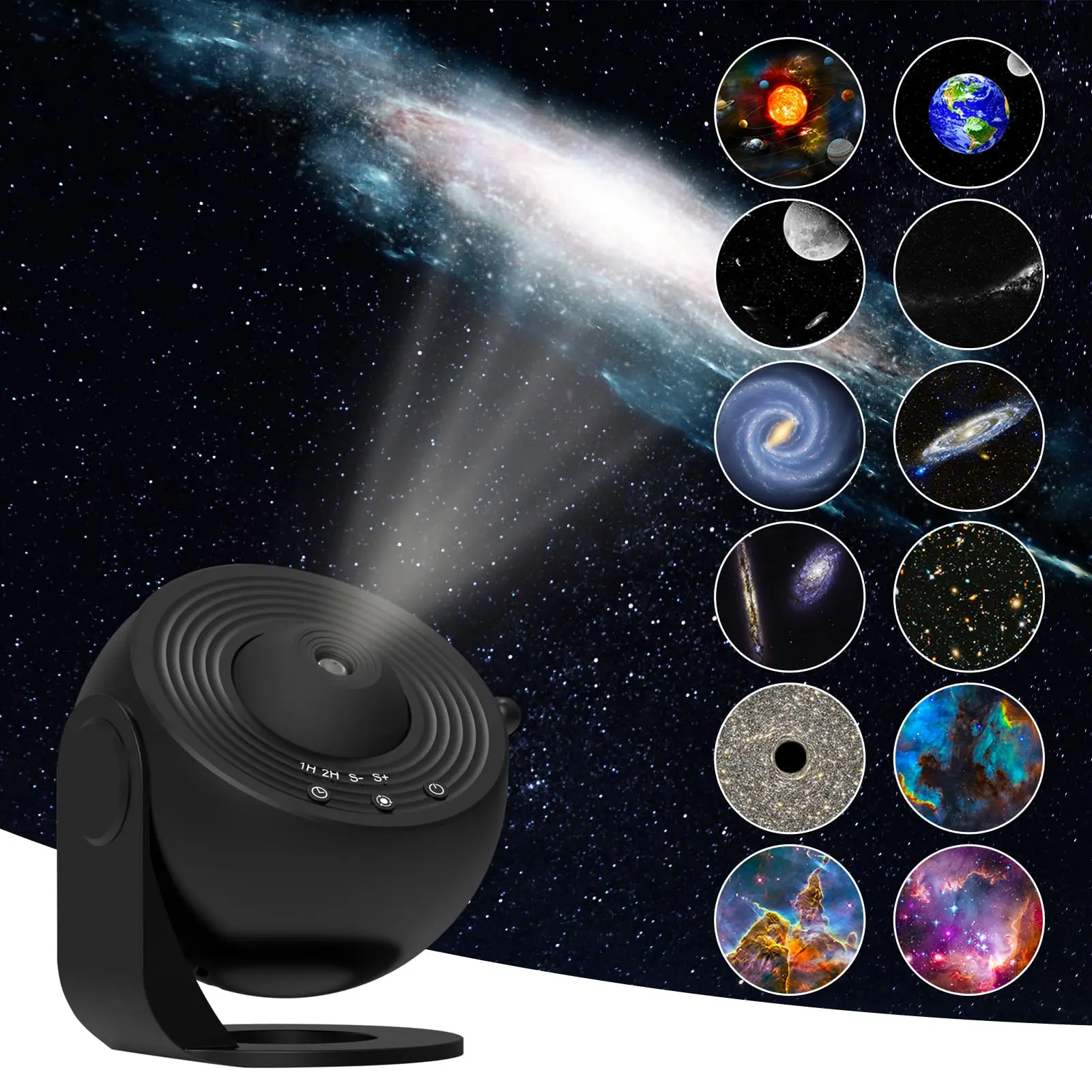 Planetarium Projector Galaxy Projector Star Projector 13 Sheets Of Film Meet Fantasy of Starry Sky Extreme Romantic For Bedroom