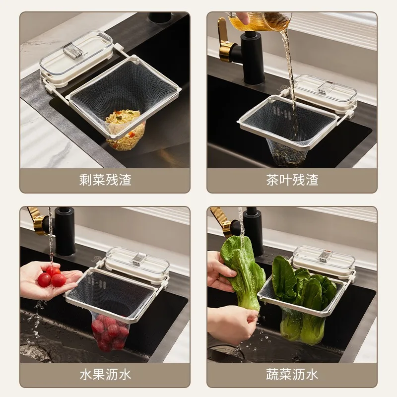 New Suction Cup Type Kitchen Sink Filter Mesh Frame, Leftover Food Anti Clogging Sink, Sink, Kitchen Waste Drainage Mesh Frame