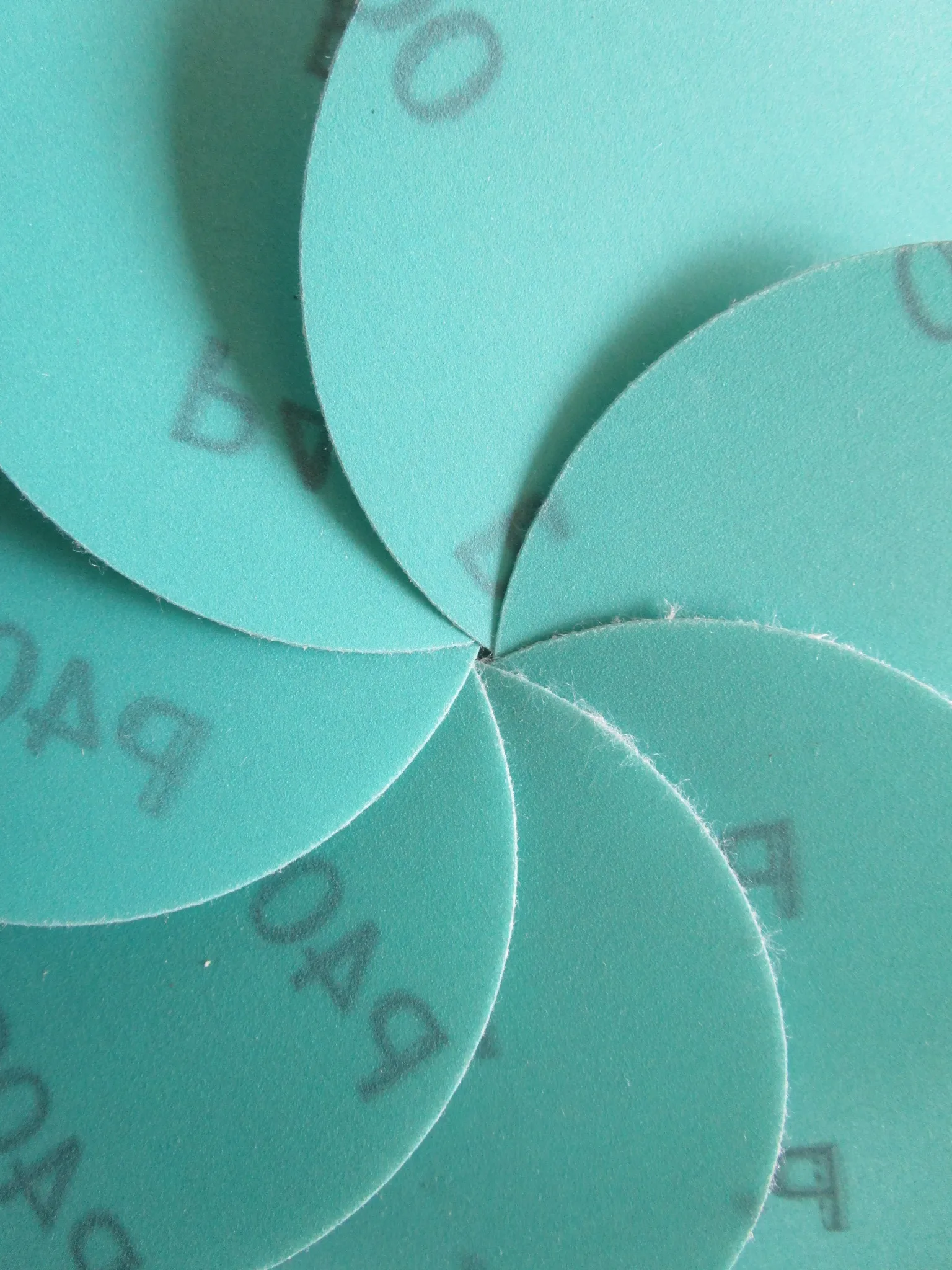5 inch Green Snadpaper 240/600/1500 Grit total 300pcs