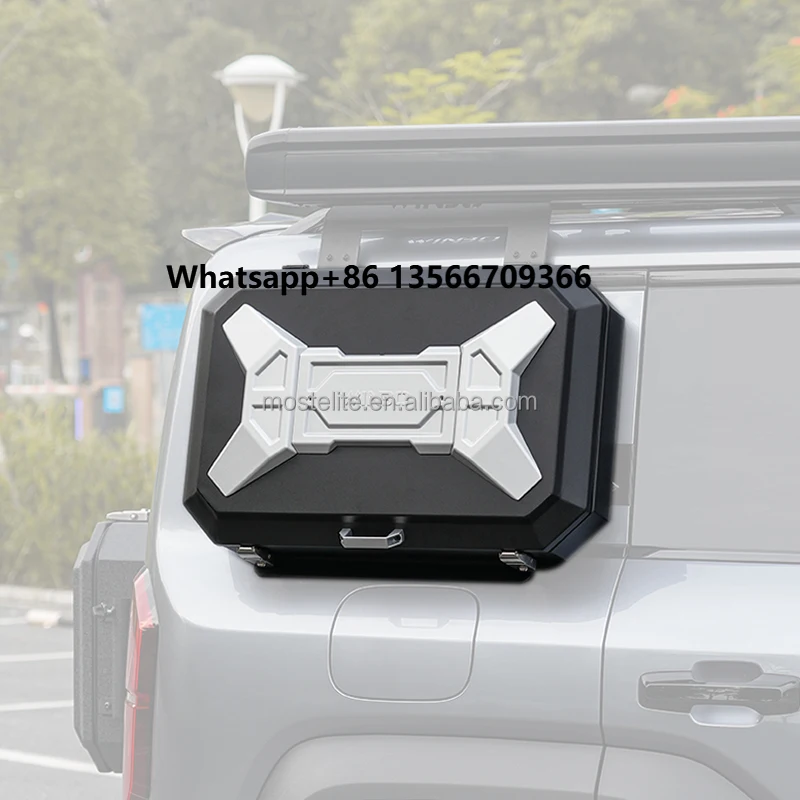 

High Quality Car Modified Parts Aluminum Alloy Storage Box Tool Side Box for Byd Leopard 5 Accessories