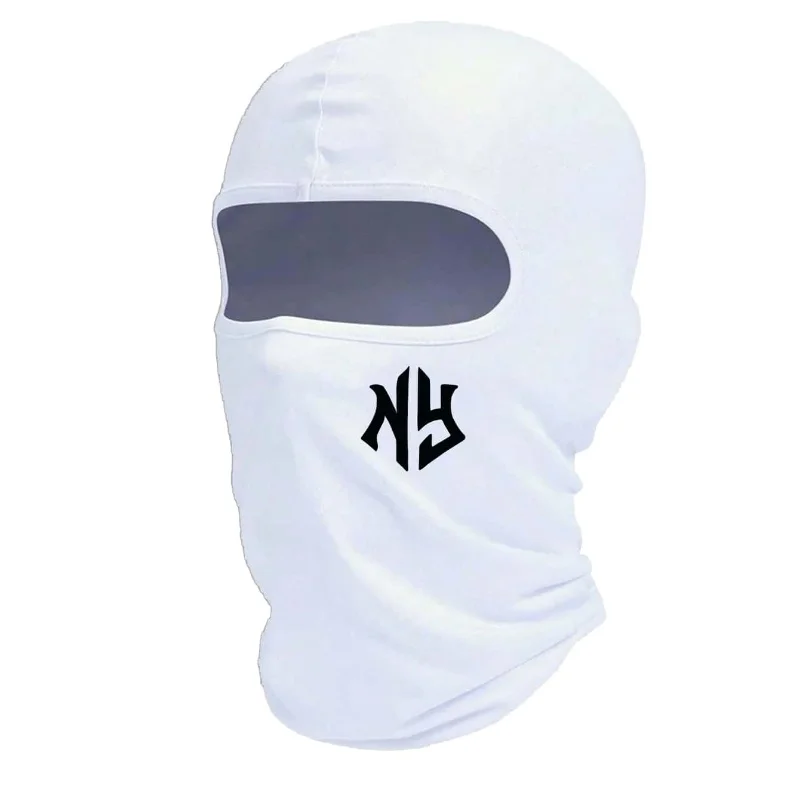 1pc Unisex NY Pattern Multifunctional Graffiti Punk Sun Protection Mask, Balaclava Hat, For Outdoor Sports, Christmas Gifts