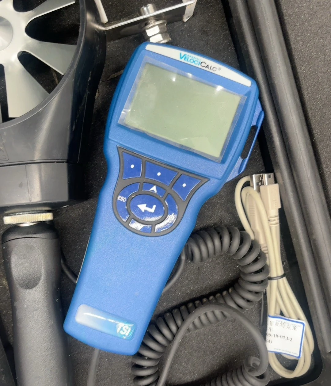 TSI US 5725 Impeller Anemometer Large Impeller Anemometer/Vane High Speed