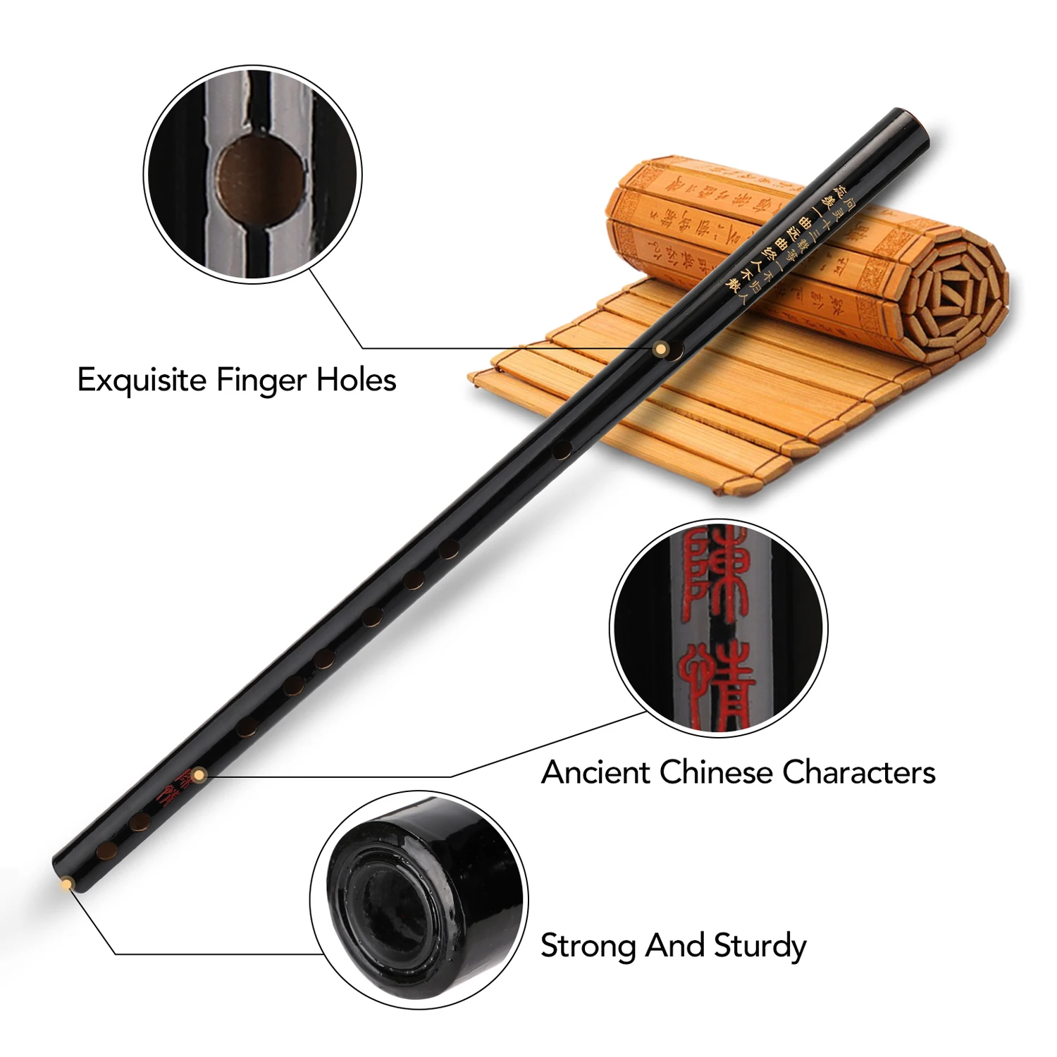 Bamboo Flute  Musical Instrument Beginner Learner Student Practice Training Traditional  Professional Bamboo Flutes