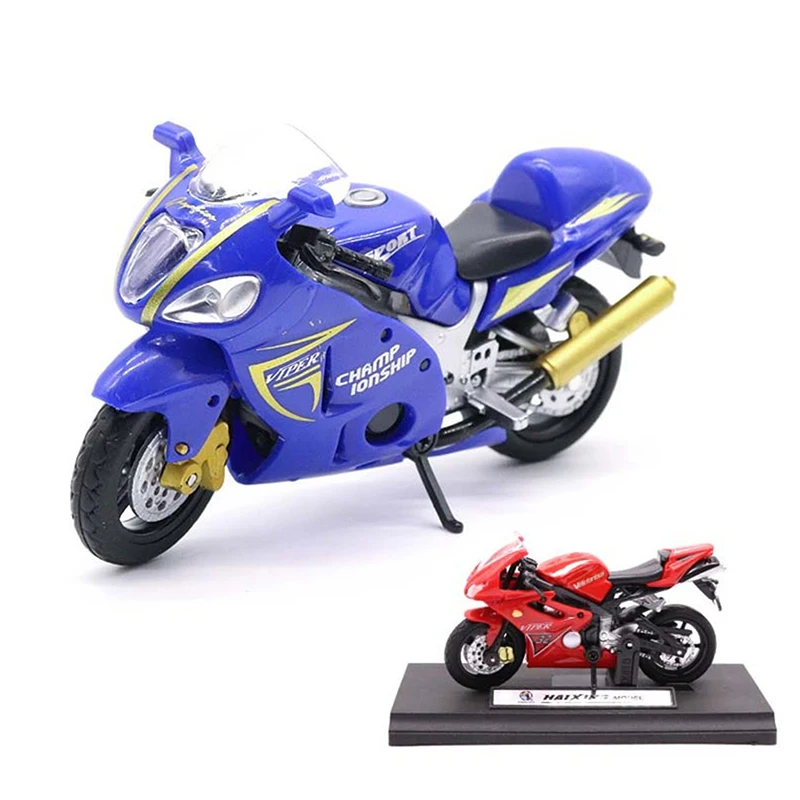 New 1PC 1:18 Motorcycle Diecast Model Toys Home Children Car Off-road Vehicle Collection Office Model Toy Mini Home Decor