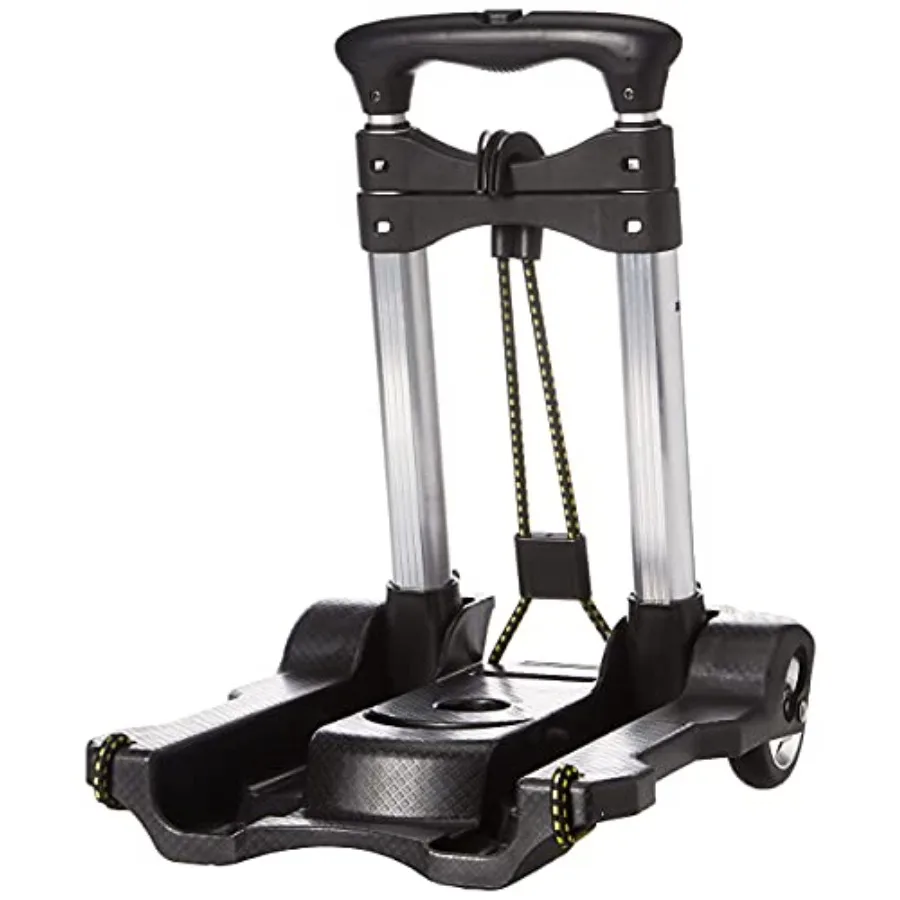 

Compact Folding Luggage Cart, Black, One Size