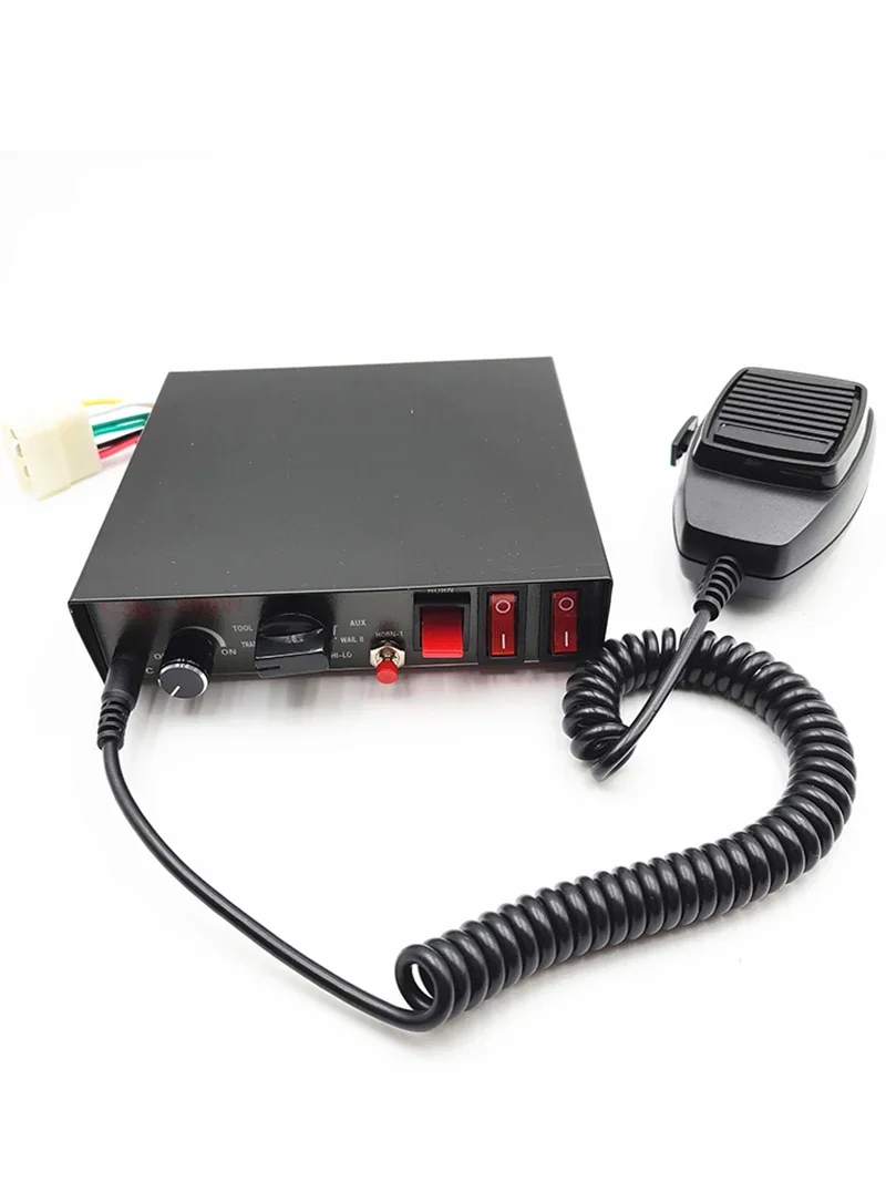 Alarm, ambulance, fire truck unit, department specific vehicle mounted alarm, road opening horn, wired loudspeaker modified12V