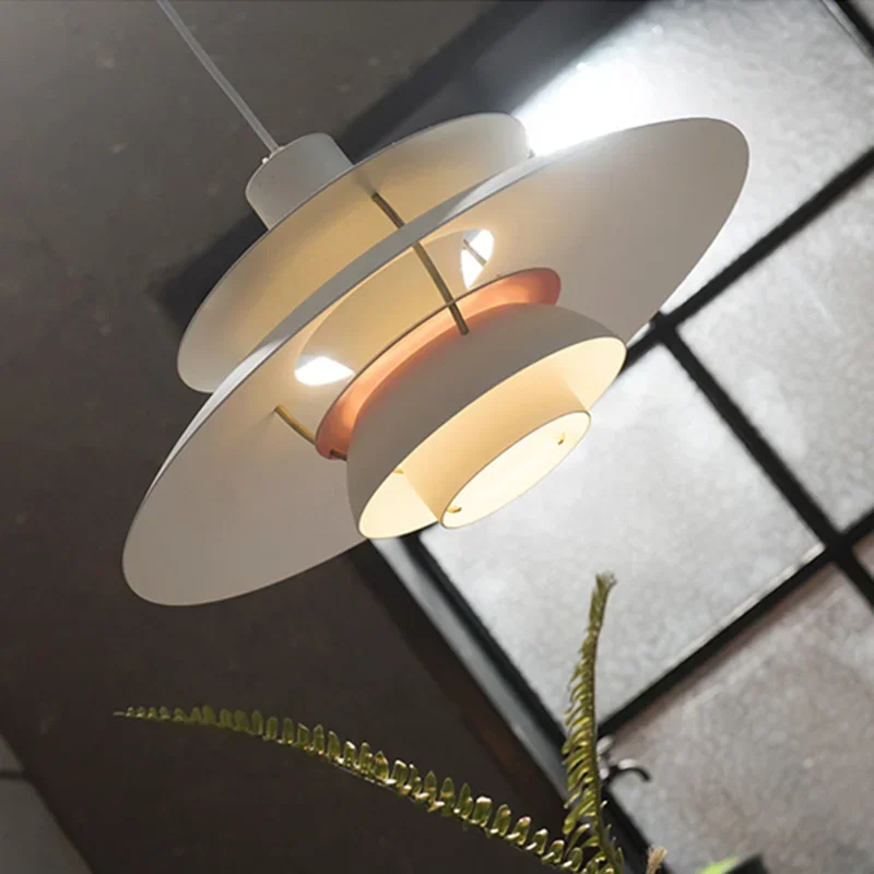 Danish Designer Pendant Light High Quality Umbrella Led Hanging Lamp Living Loui Lustre Kitchen Paulsen UFO 5 Color Droplight