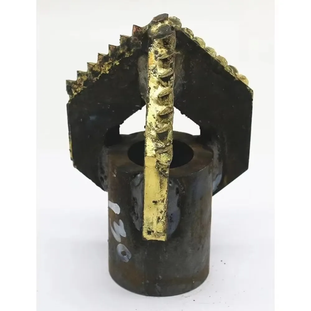 Three Wing Alloy Drill Bit Three Blade Mudstone Drill Bit For Water Well Drilling Use 50 Drill Rod