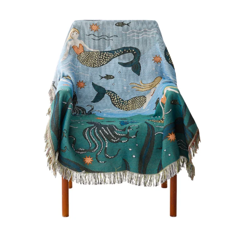 

Mermaid sofa woven sofa single love sofa woven carpet